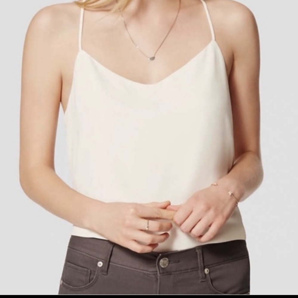 Black strappy cami